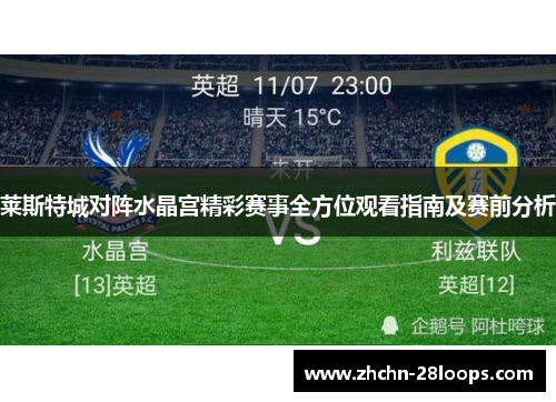 莱斯特城对阵水晶宫精彩赛事全方位观看指南及赛前分析 莱斯特城对阵水晶宫精彩赛事全方位观看指南及赛前分析